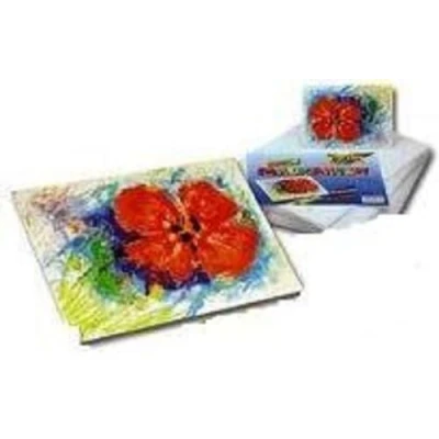 Image of folia 2360 Encaustic Colouring Cards, DIN A6, Pack of 100, Highly Compacted, Very Smooth Special Paper for Wax Painting Technology