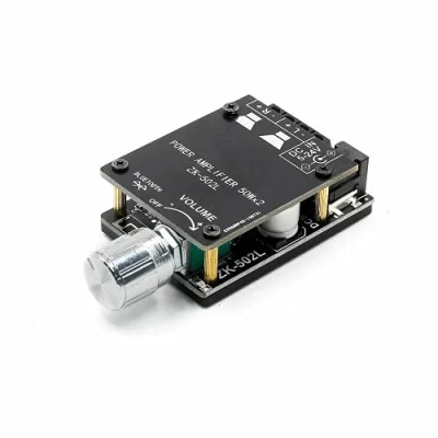 Image of Fasizi 2x50W TPA3116 bluetooth 5.0 mini Digital Power Amplifier Board with Switch and Adjustable Volume shell