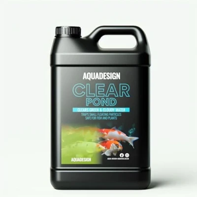 Image of AquaDesign CLEAR POND Water Clarifier 5000ml Clears Green &amp; Cloudy TREATS 25,000L