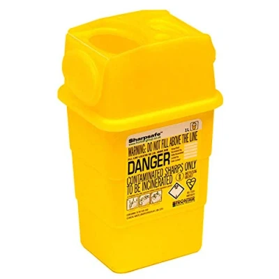 Image of Sharps Safe Bin (Disposable 1 Litre)