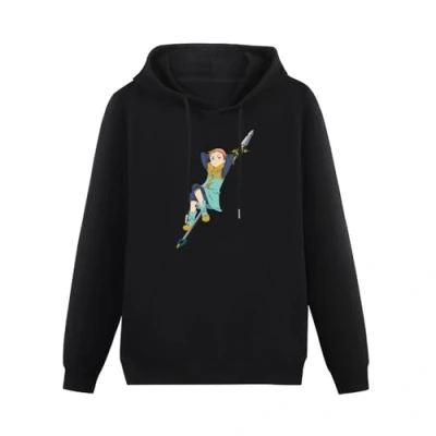 Image of Clamguard Nanatsu No Taizai The Seven Deadly Sins King Mens Sweatshirts Cotton Unisex Black Pullover Hoodies L