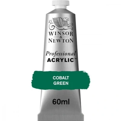 Image of Winsor &amp; Newton 8840453 Professional Acrylic Paint, Cobalt Green, 60ml Tube