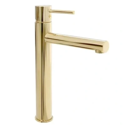 Image of REA Gold Bathroom Sink tap Tess High B8803