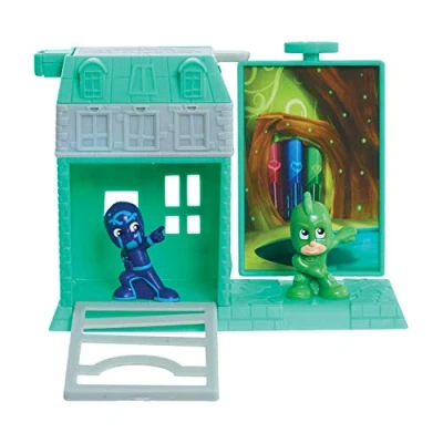 Image of PJ MASKS JP PJMA7410 Trao &amp; Escape Playset Gekko Night Ninja