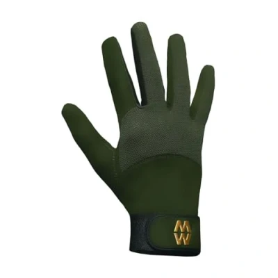 Image of 1 Pair Green Macwet Long Mesh Sports Gloves Unisex 7.75