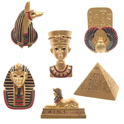 Image of Puckator Egyptian Magnets Cute Funny Fridge White Board Coloured Powerful Strong Magnetic Pins Locker Accessories Souvenir Office Supplies