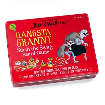 Image of The World of David Walliams 6865 Gangsta Granny Board Game, Red