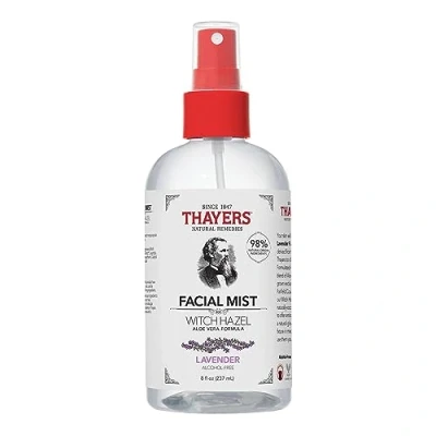 Image of Thayers Witch Hazel Gentle Facial Mist Lavender Toner Lotion with Organic Aloe Vera 237ml
