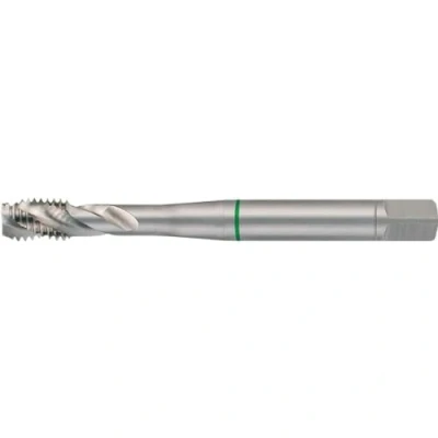 Image of Ruko HSSE Co 5 Machine Tap, DIN 371, Ground, Bright Finish, M 6 x 1.00 mm Nominal Thread Size, 80.0 Length, R234060E