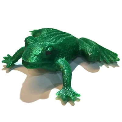 Image of AllCachedUp Green Frog Geocache Geocaching Container Life Sized RTH
