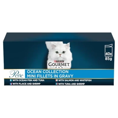 Image of GOURMET Perle Ocean Collection Wet Cat Food 40x85g