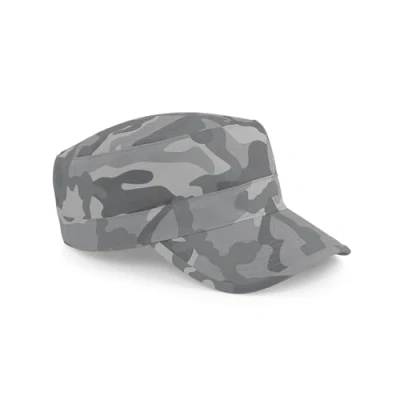 Image of Beechfield B33 Camo Army Cap Arctic