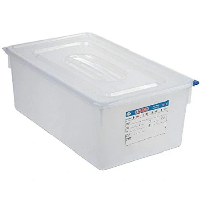 Image of Araven DL984 Food Container, 32.5 cm Item Length (Pack of 4) with Mulitple coloured clips