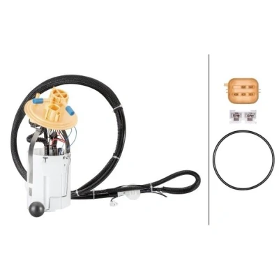 Image of 30761742 fuel Feed unit HELLA 8TF 358 146 571 with seal, sender Electric VOLVO: V70 2, S60 I, XC90 I