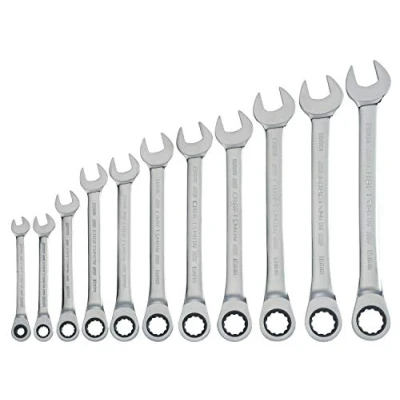 Image of Craftsman CMMT87021 11 Piece 12 Point Metric Ratchet Wrench Set