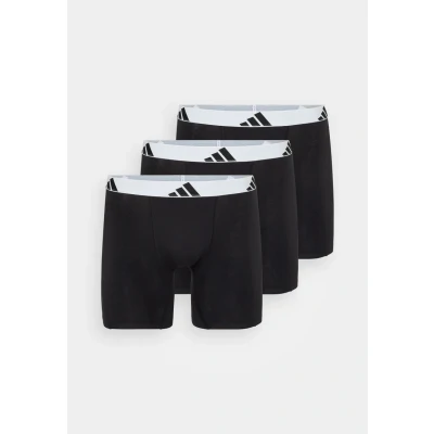 Image of adidas Men&#039;s Boxer Brief (3pk) Active Flex Cotton Underwear, 006 Black, XL (Pack of 3)