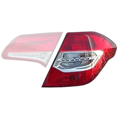 Image of 6351KS Rear light HELLA 2VP 354 988 021 Right Outer section P21/5W, P21W, PY21W 12V with bulbs bulb holder CITROËN: C4 II Hatchback