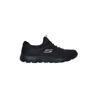 Image of Skechers Women&#039;s Summits Sneaker, (Black) Black, 7 UK