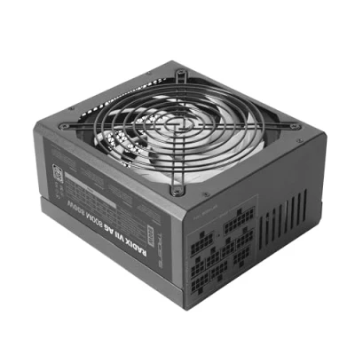 Image of Tacens RADIX VII AG 800, Full Modular 800W ATX Power Supply, 10 Years Warranty, 80Plus Silver, +87% Efficiency, 140mm FDB Fan with AI RPM Technology, Japanese 105º Capacitors, Black