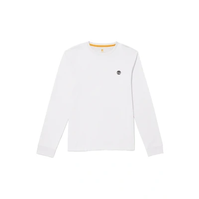 Image of Timberland Long Sleeve TEE sleeved top, Men&#039;s, Size: Small, White