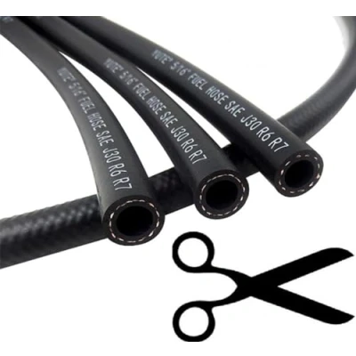 Image of MAIL MORE Fuel Pipe 10mm 8mm 6mm 5mm ID 1m 2m 3m 4m 5m, Braided Hose 8mm, Hose, Pipe, Petrol 10m, Reinforced Rubber Petrol/Diesel/Water (5mm, 1M)