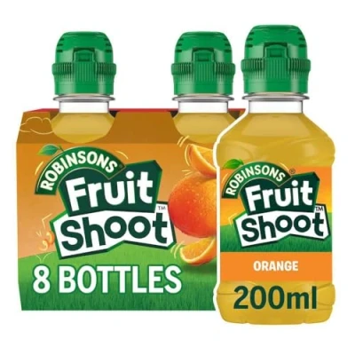 Image of Robinsons Fruit Shoot Juice Orange, 8x200ml