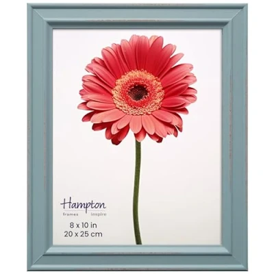 Image of inspire By Hampton PALOMA 8x10 (20x25cm) Light Blue Picture Photo Frame Glass IBH PAL301980B