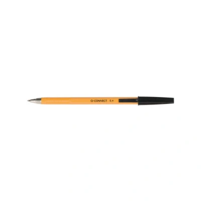 Image of Q Connect Ballpoint Pen Fine Black (Pack of 20) Ref KF34046