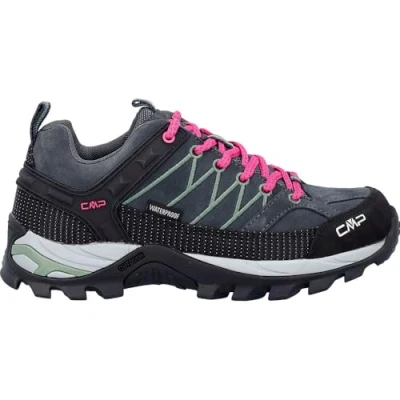 Image of CMP Women&#039;s Rigel Low Wmn Trekking Shoes Wp Hiking, Antracite Mineral Green, 5.5 UK
