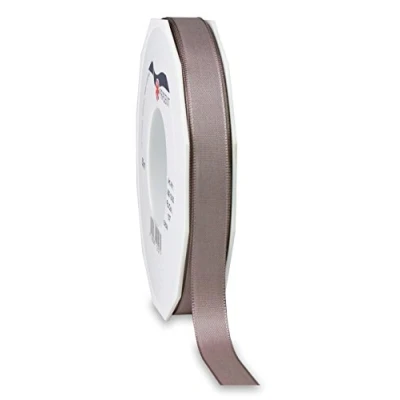 Image of Präsent Europa Taffeta Ribbon Sandstone 15 mm width, 50 m length