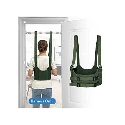 Image of Spinal Decompression Harness Hang Upside Down Back Stretcher for Lower Pain Relief Lumbar Traction Device Spine Belt Bulging Herniated Disc Stretching Large