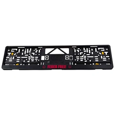 Image of Rammstein Car Number Plate Amplifier Auto Kennzeichenverstärker &quot;Feuer Frei!&quot; Official Band Merchandise