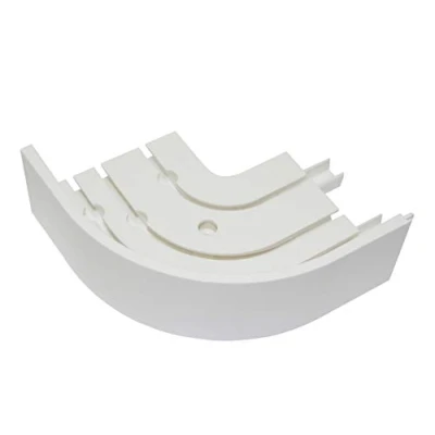 Image of GARDINIA P2Ü White Round Arch with Faceplate for Curtain Tracks 13.5/13.5 cm