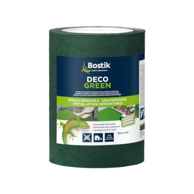 Image of Bostik Adhesive Tape Deco Green 15 cm x 5 m Green,