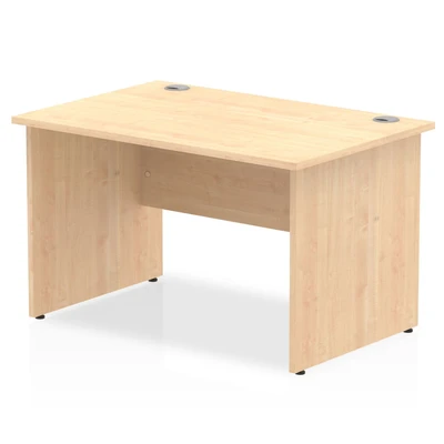 Image of Impulse Panel End 1200 Rectangle Desk Maple I000437