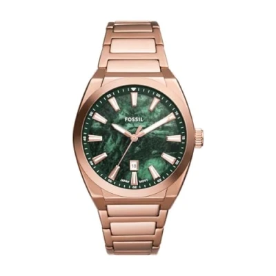 Image of Fossil Men&#039;s Analog Quartz Watch with Stainless Steel Strap FS6074