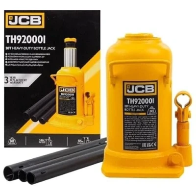 Image of JCB 20 Tonne Heavy Duty Automotive Hydraulic Bottle Jack, 525mm Maximum Lift TH920001
