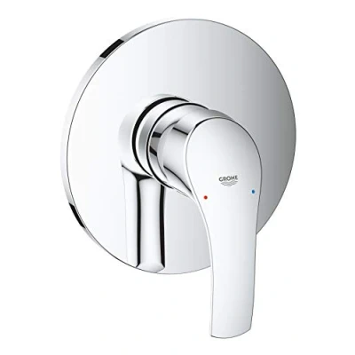 Image of GROHE Eurosmart Single Lever Shower Mixer Trim Set, Concealed Installation, Chrome, 24042002