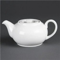 Image of Olympia Whiteware Teapots 876ml (4 pack)