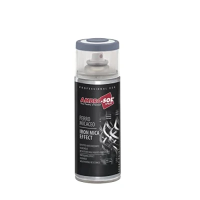 Image of Ambro Sol V400MIC1 Mica Effect Enamel Spray Paint, Old Iron, 400 ml