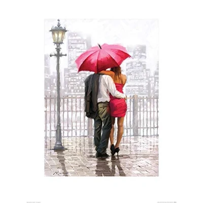 Image of The Art Group Richard Macneil (Bright Lights) Print 60 x 80cm, Paper, Multicoloured, 80 1.3 cm
