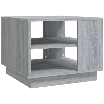 Image of vidaXL Coffee Table Grey Sonoma 55x55x43 cm Engineered Wood