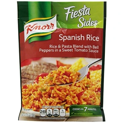 Image of Knorr Fiesta Sides Spanish Rice (Pack of 2) 5.6 oz Bags