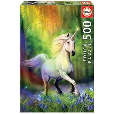 Image of Educa 18448 Puzzles 500 Pieces, Chasing The Rainbow, Multicoloured, One Size