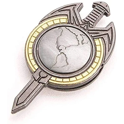 Image of Star Trek TNG Mirror Universe Magnetic Insignia Badge