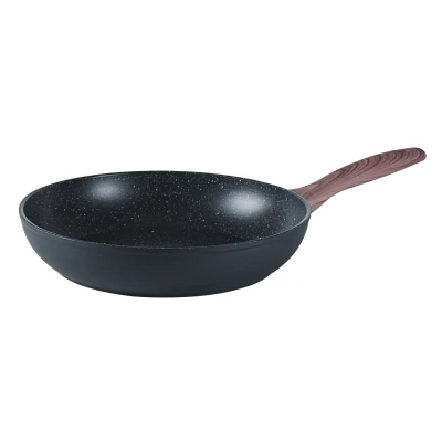 Image of Sambonet Frying Pan Rock &#039;n&#039; Rose Black ø 24 cm ceramic non stick coating
