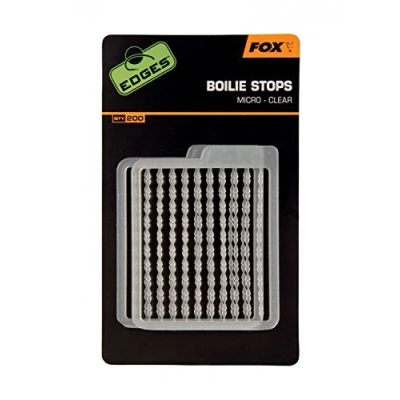 Image of Fox Boilie Stops clear 200st Micro stoppers