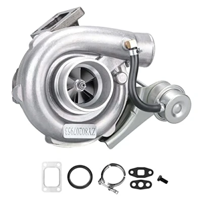 Image of maXpeedingrods T3 Universal Turbo for 4/6 CYL 1.5L 2.5L Engines 400+HP, 0.63A/R V band Flange, Oil Cooled Turbine