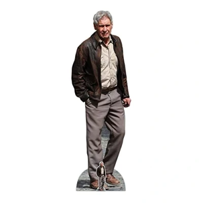 Image of STAR CUTOUTS Harrison Ford Lifesize Cardboard Cutout With Mini
