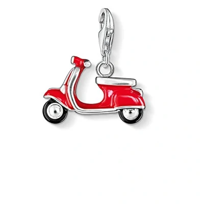 Image of Thomas Sabo Women Charm Pendant Scooter Club 925 Sterling Silver 0827 007 10